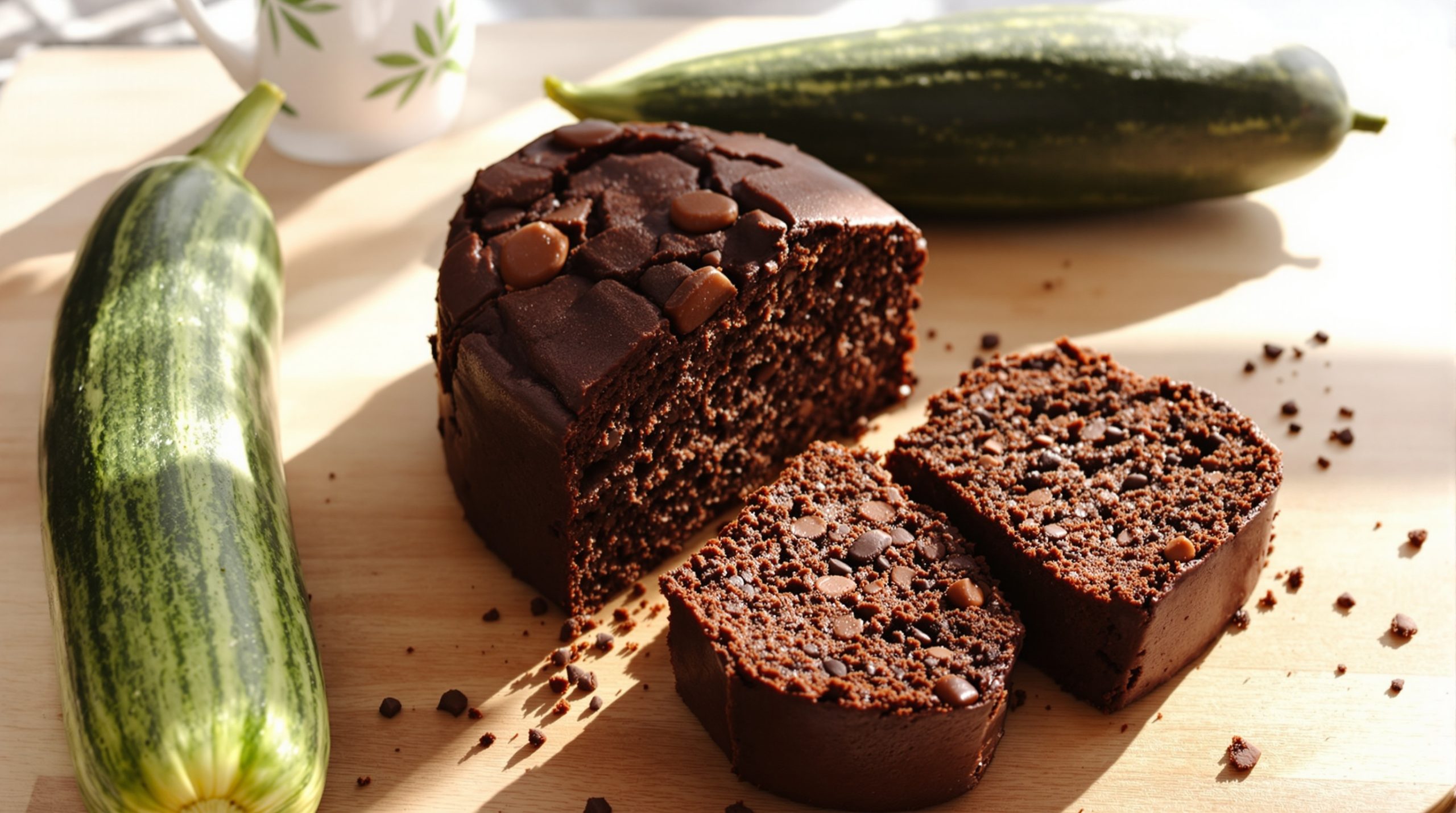 Gâteau Chocolat Courgette Moelleux