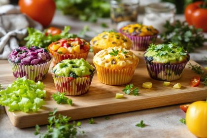 muffins_legumes_planche_herbes