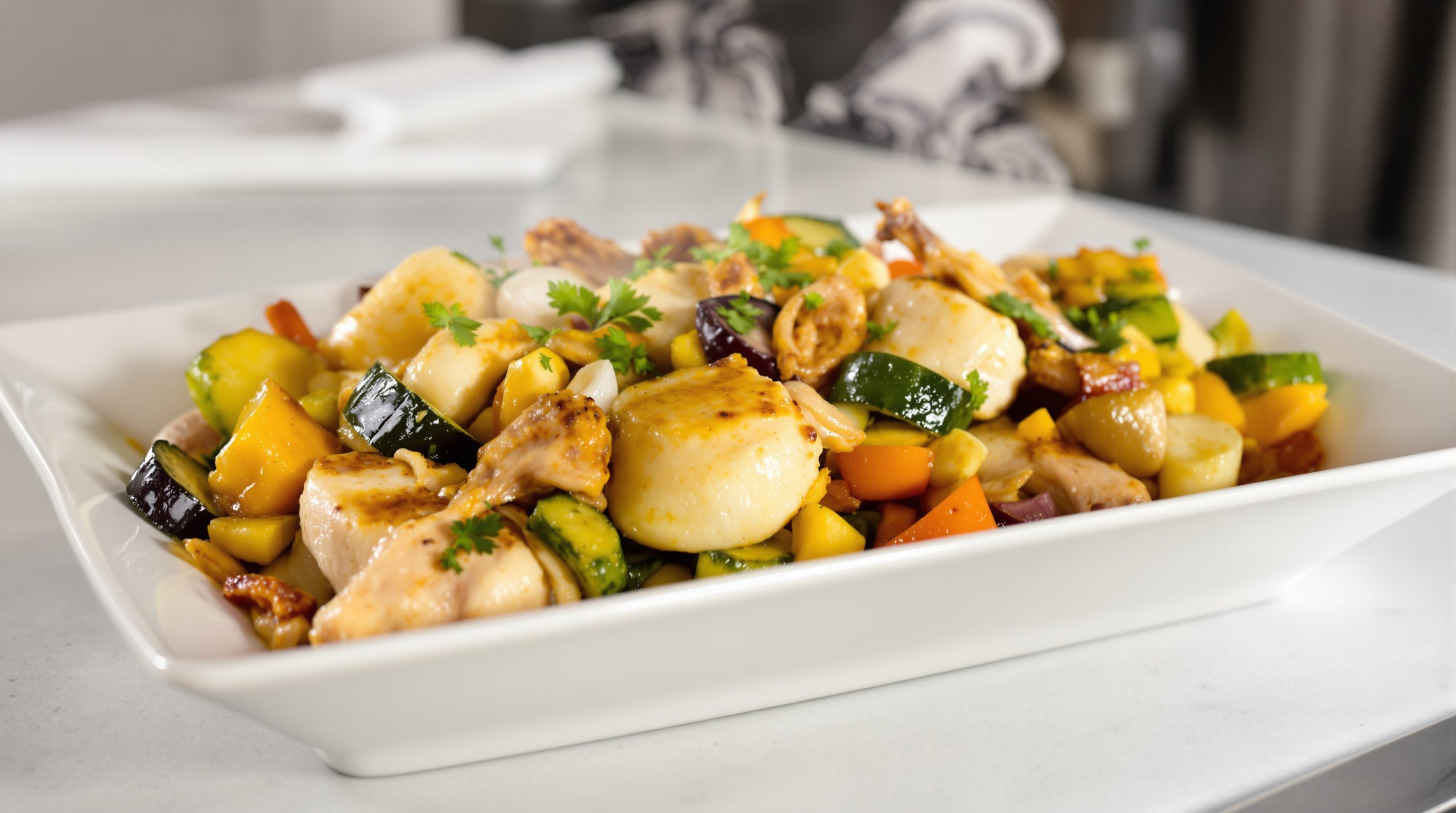 plat_poulet_curry_legumes_rôtis