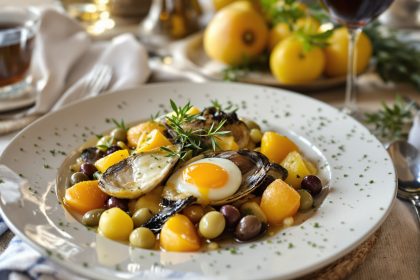 Plat traditionnel portugais de morue