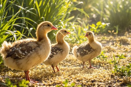 Poules_blé_germé
