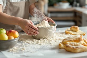 Préparation_gâteau_yaourt_pommes