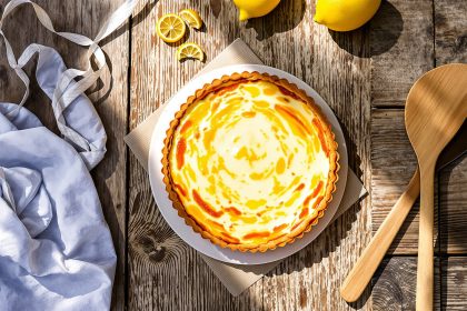 tarte_ricotta_citron_table_rustique