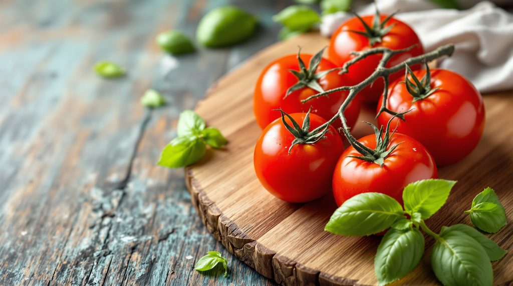 tomates_basilic_planche