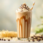 Milkshake gourmand au café
