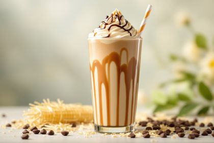 Milkshake gourmand au café