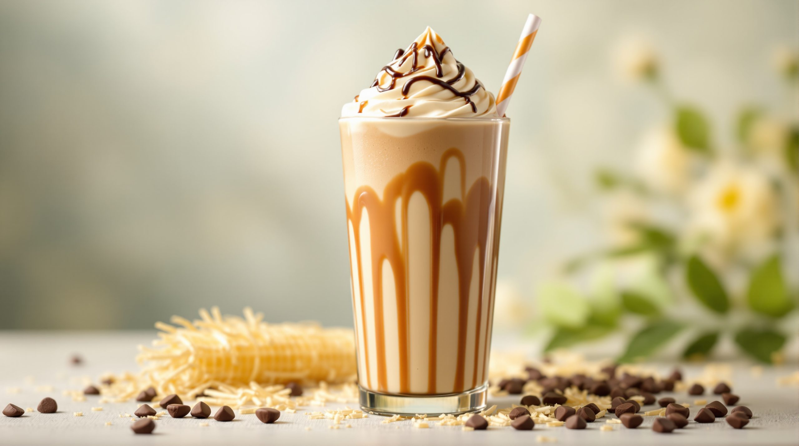 Milkshake gourmand au café