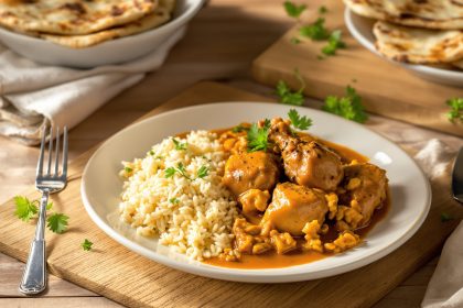 plat_poulet_sauce_cremeuse_riz_naan