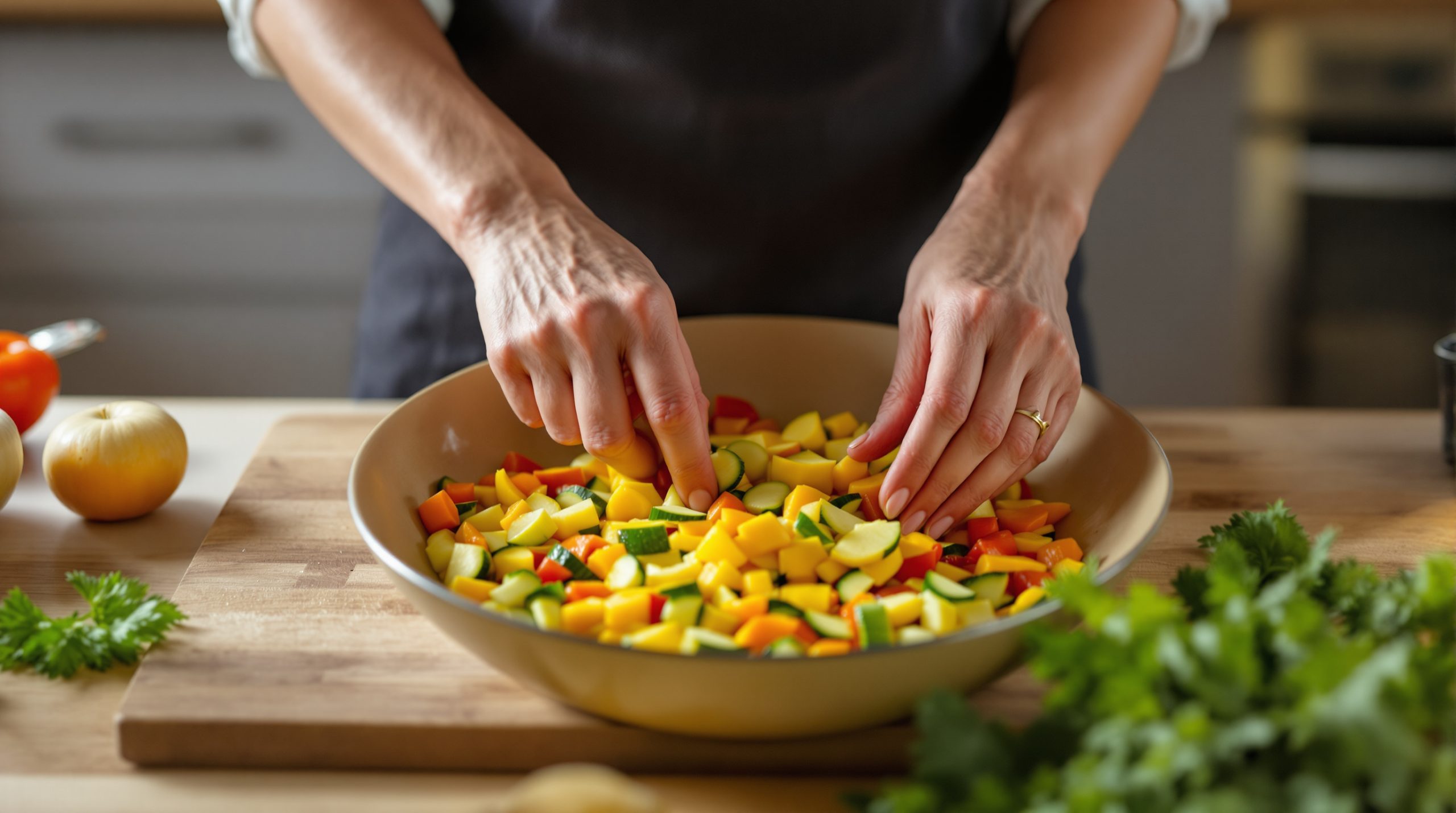 préparation-salade-courgettes