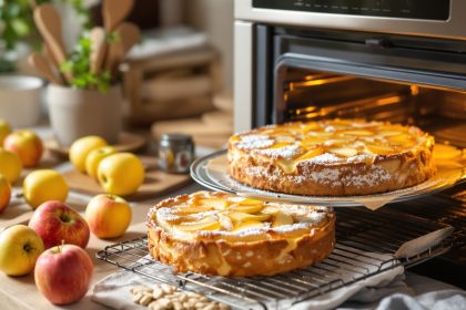 Cuisine_gâteau_aux_pommes_sortant_four