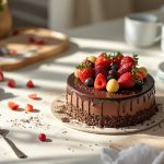 gâteau_chocolat_pâques_décoration