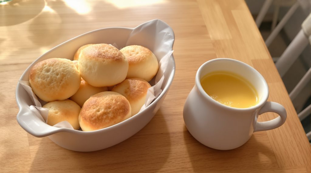 Madeleines et beurre noisette