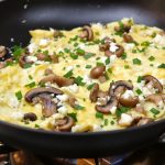 omelette-champignons-cuisson