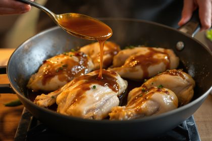 Poulet_Glaçage_Miel_Soja