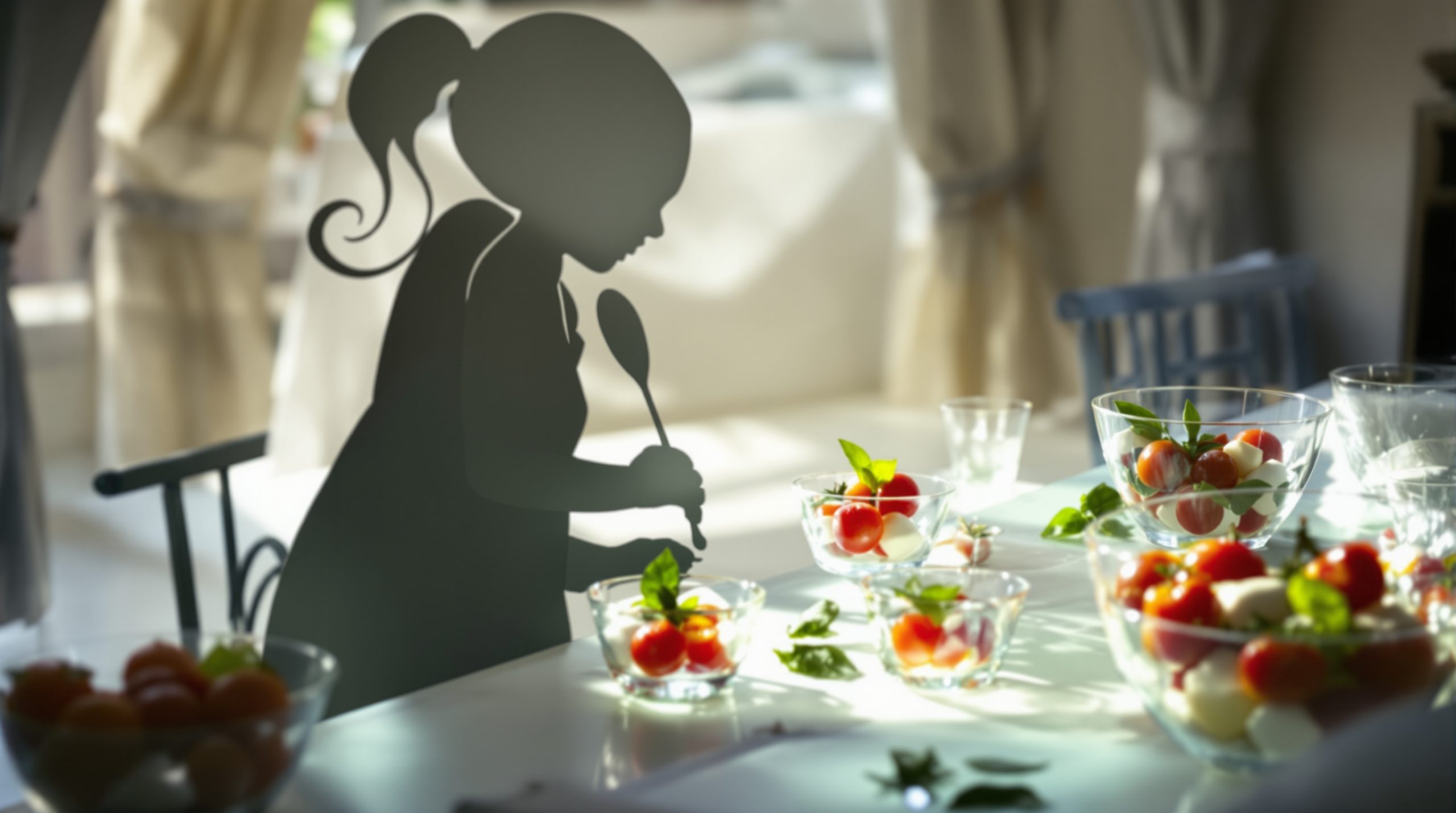 Préparation d'un apéritif méditerranéen