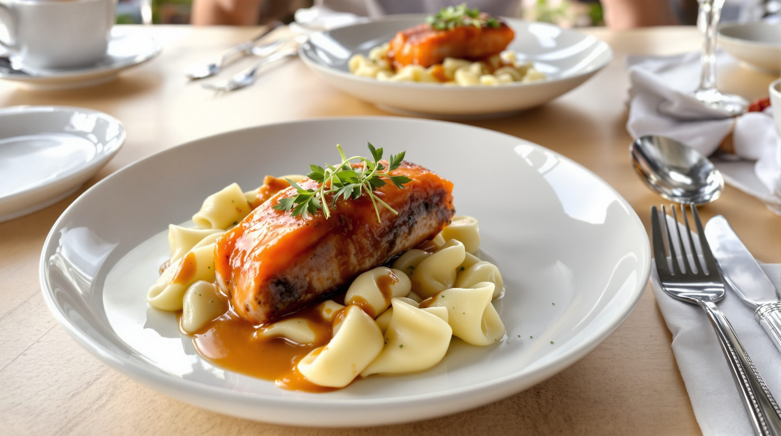 table_dressée_with_saumon_pasta